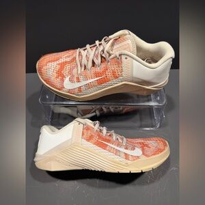 Nike Metcon 6 Training Shoes Desert Sand Beige Pink DJ3076-064 Womens‎ Size 9